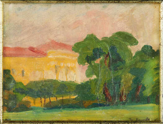 Крымов Николай Петрович. Парк в усадьбе 